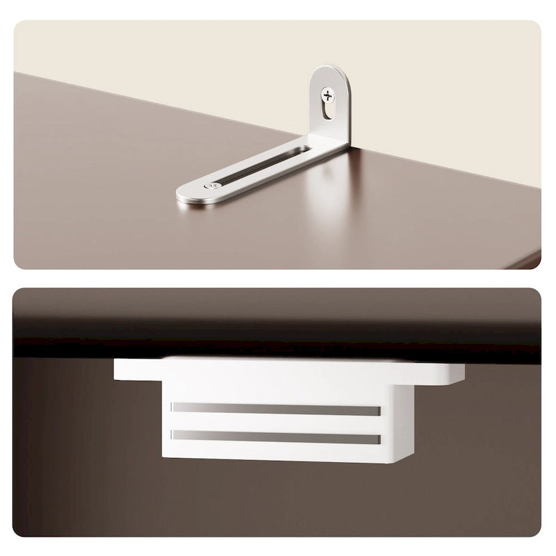 Meuble de Rangement pour Cellier de Cuisine 71", Meuble Autonome de Rangement et d'Organisation avec 4 Portes et 4 Étagères Réglables