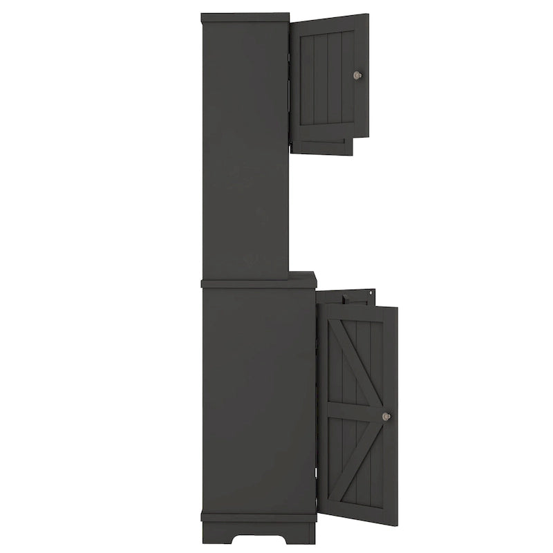 Meuble de bar à café avec tiroirs, garde-manger de cuisine autoportant avec étagères et armoires, buffet avec porte-verres