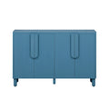 4-Door Buffet Cabinet Accent Cabinet with Adjustable Shelves, Wooden Sideboard Storage Cabinet for Dining Room Living Room