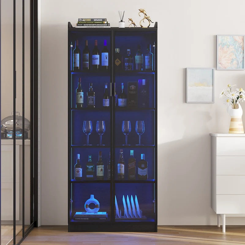 Meuble de salle à manger avec éclairage LED - S.O.