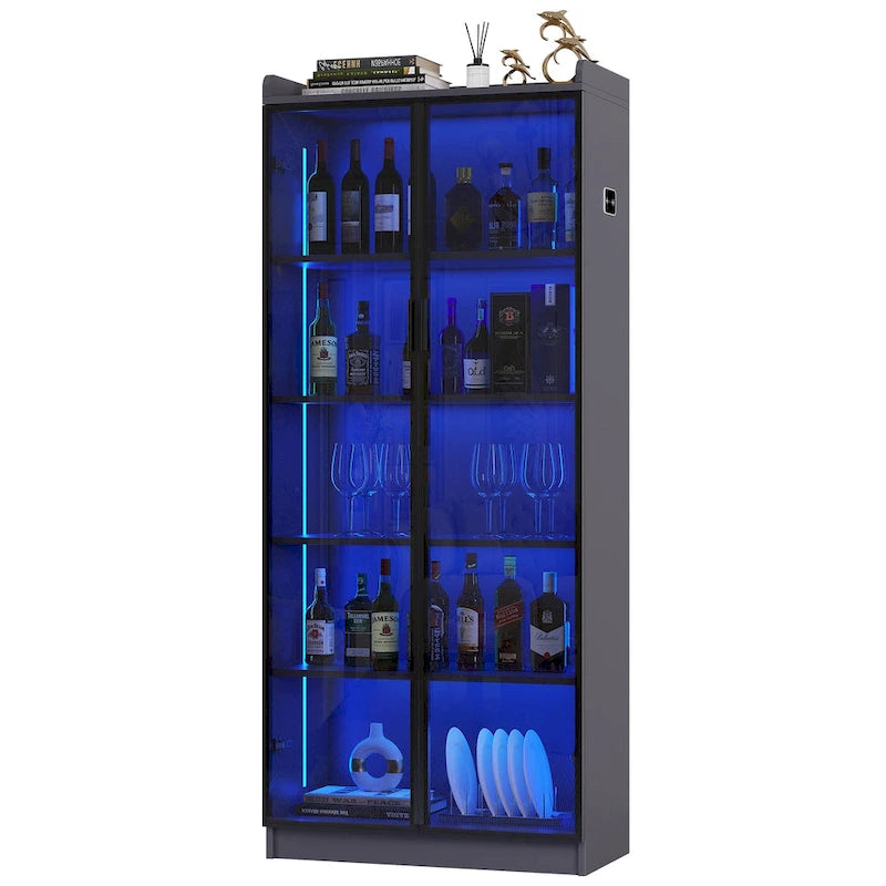 Meuble de salle à manger avec éclairage LED - S.O.