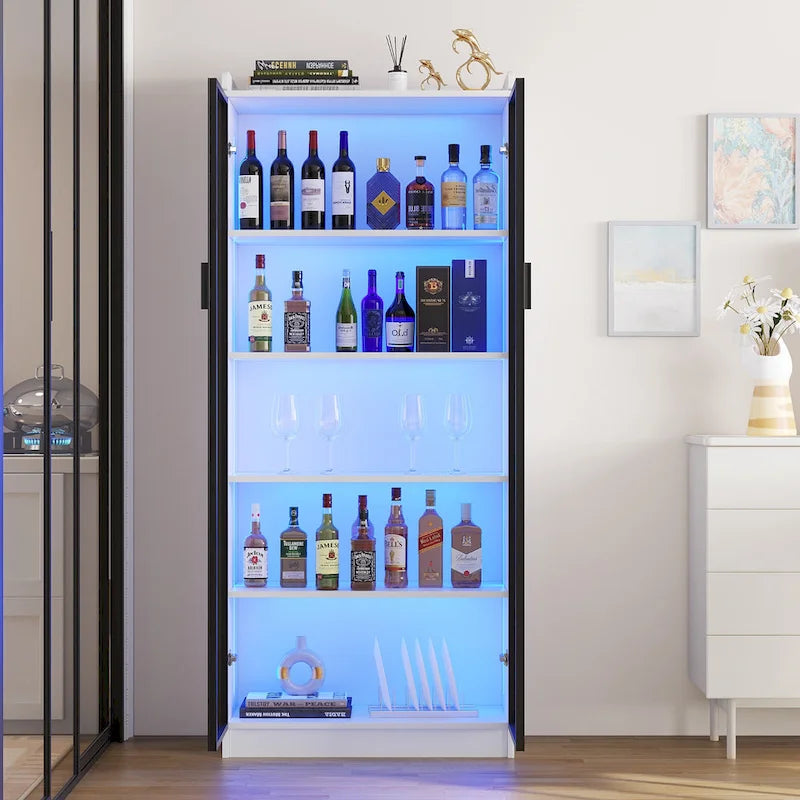 Meuble de salle à manger avec éclairage LED - S.O.