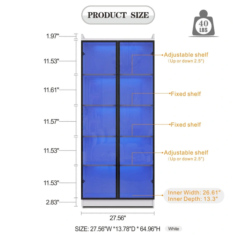 Meuble de salle à manger avec éclairage LED - S.O.