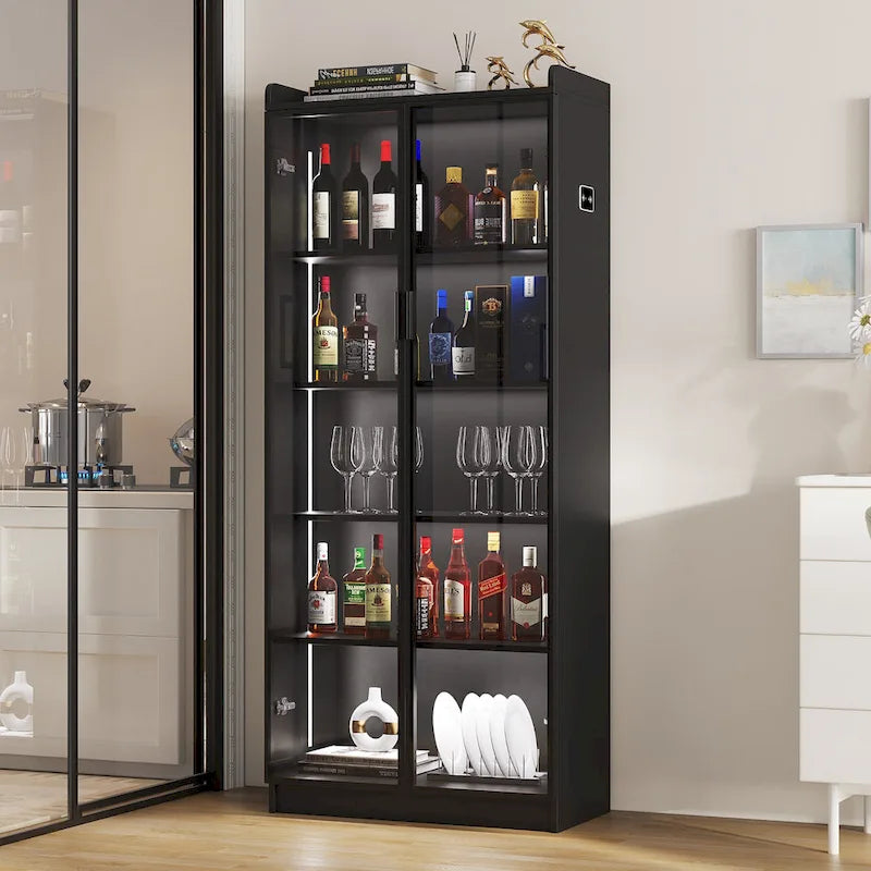 Meuble de salle à manger avec éclairage LED - S.O.