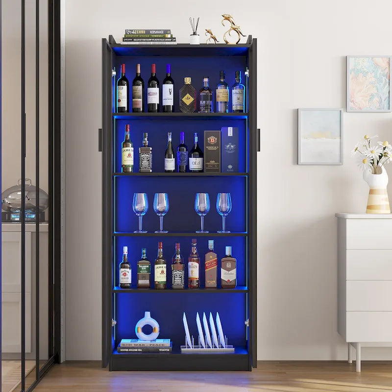 Meuble de salle à manger avec éclairage LED - S.O.