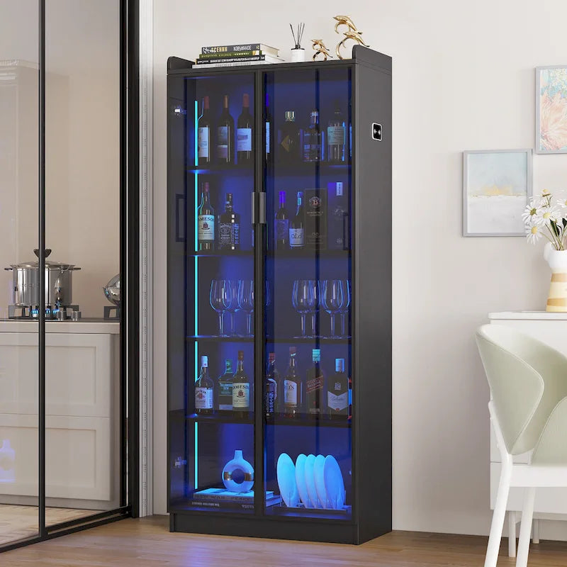 Meuble de salle à manger avec éclairage LED - S.O.