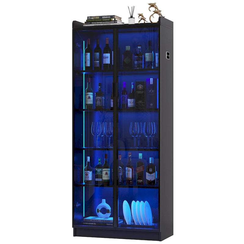 Meuble de salle à manger avec éclairage LED - S.O.