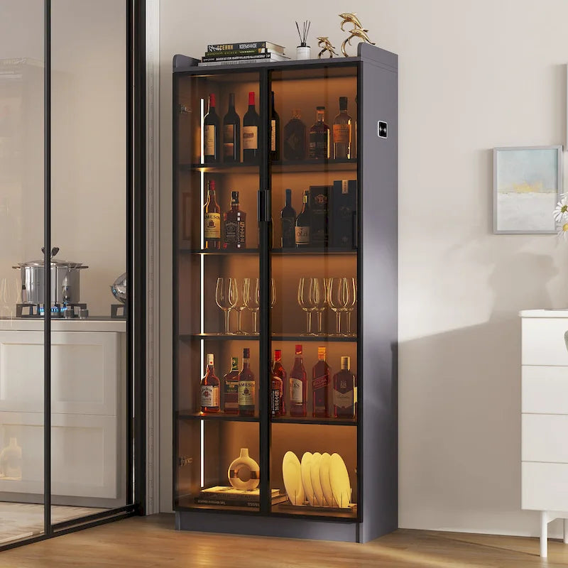 Meuble de salle à manger avec éclairage LED - S.O.