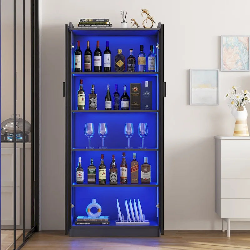 Meuble de salle à manger avec éclairage LED - S.O.