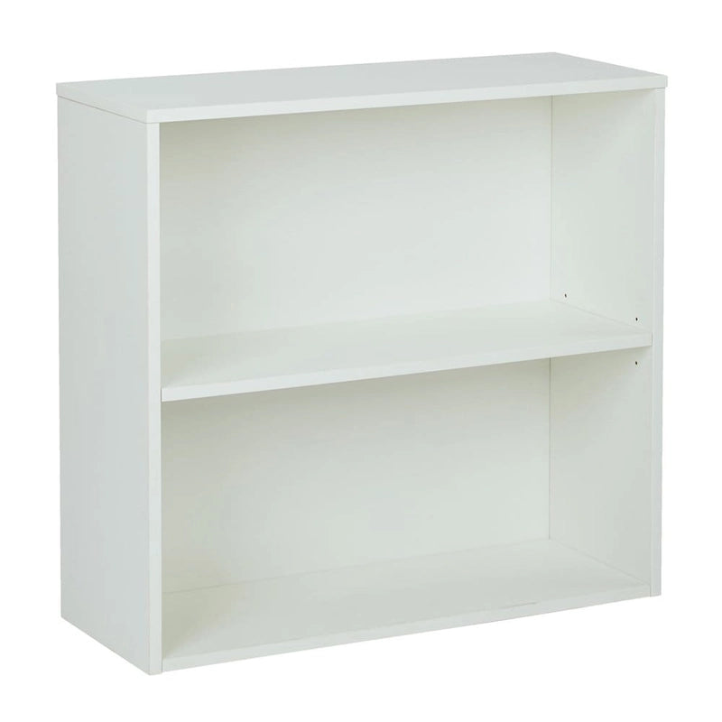 Bibliothèque à 2 étagères de 76,2 cm - Noir ou blanc