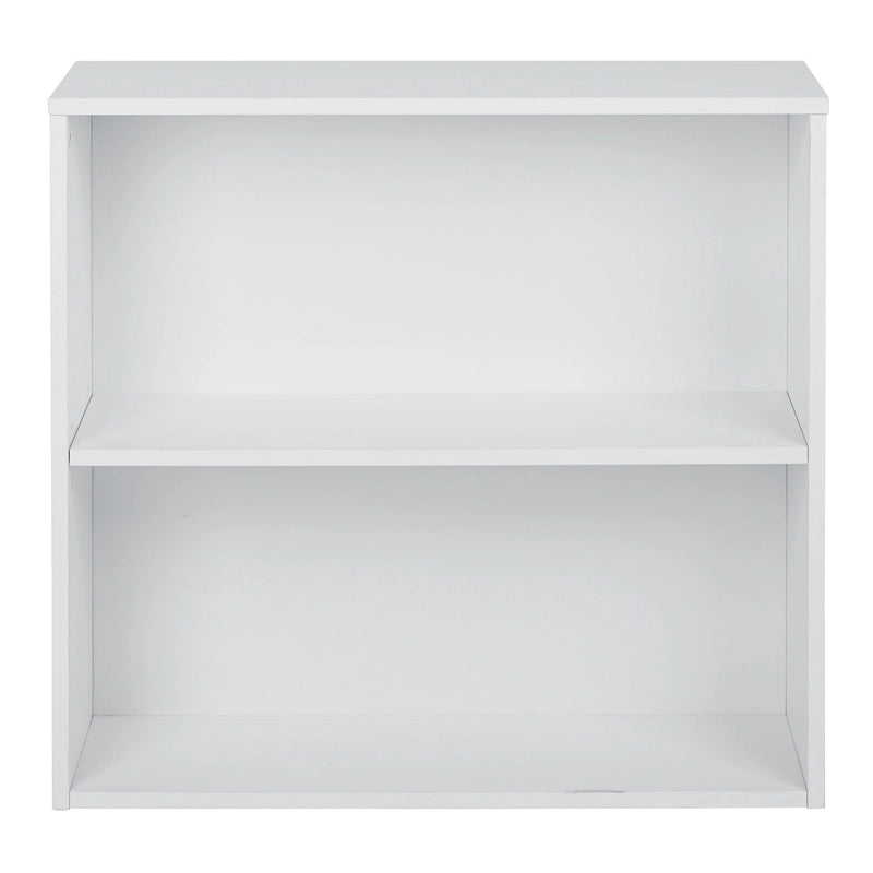 Bibliothèque à 2 étagères de 76,2 cm - Noir ou blanc