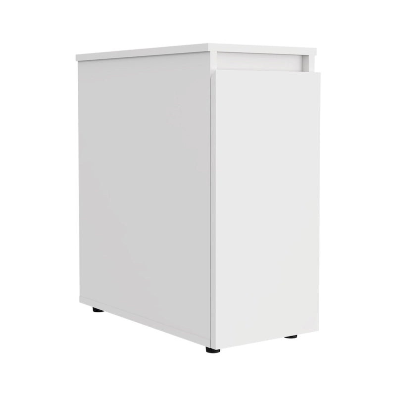 Meuble de rangement de salle de bain avec plateau relevable et tiroir