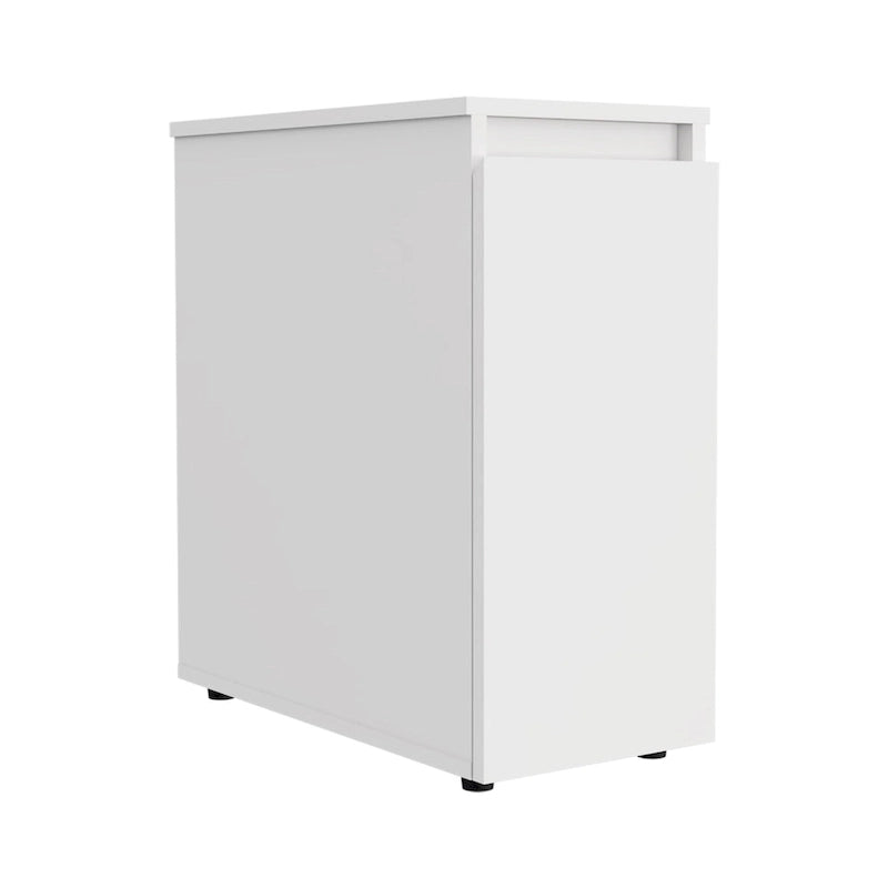 Meuble de rangement de salle de bain avec plateau relevable et tiroir