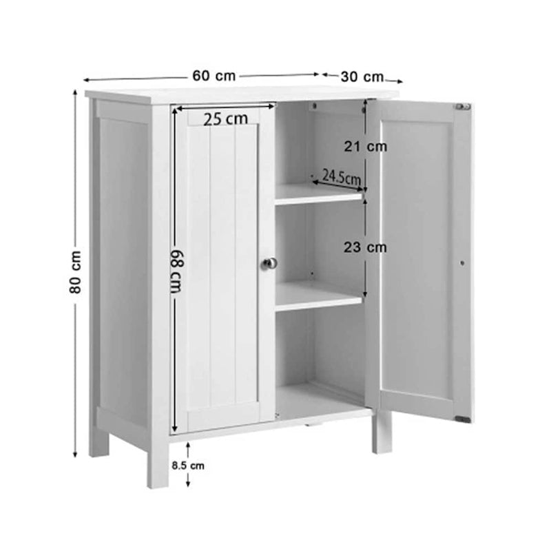Meuble de rangement pour le sol de salle de bain