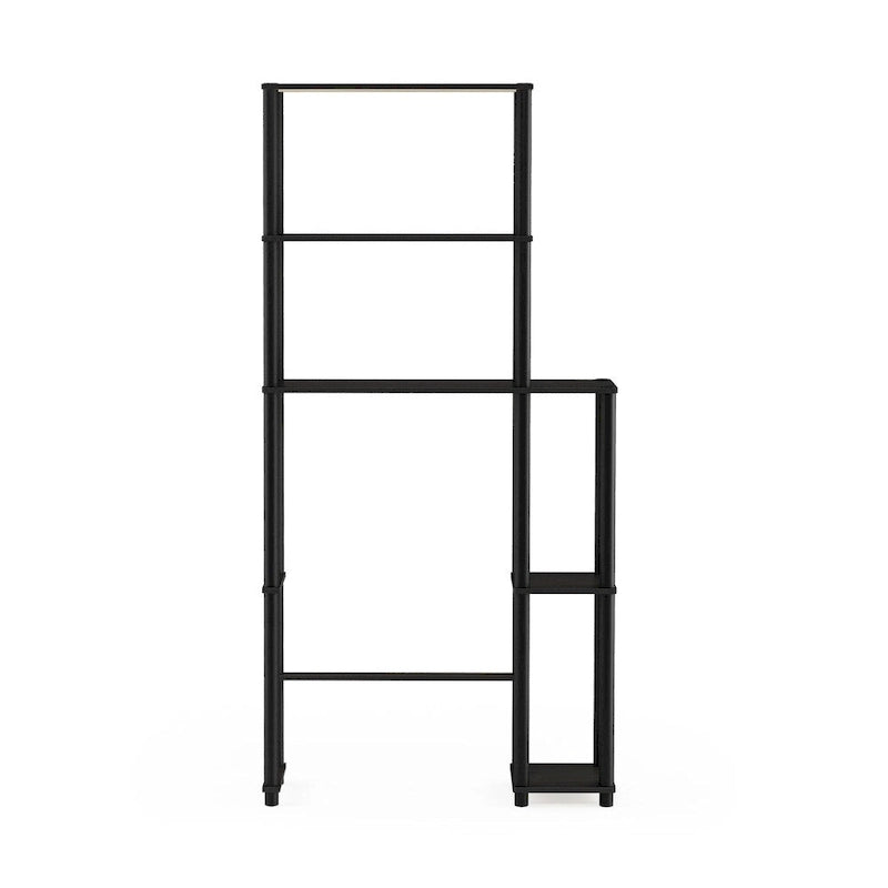 Étagère de rangement gain de place 5 tablettes à placer au-dessus des toilettes