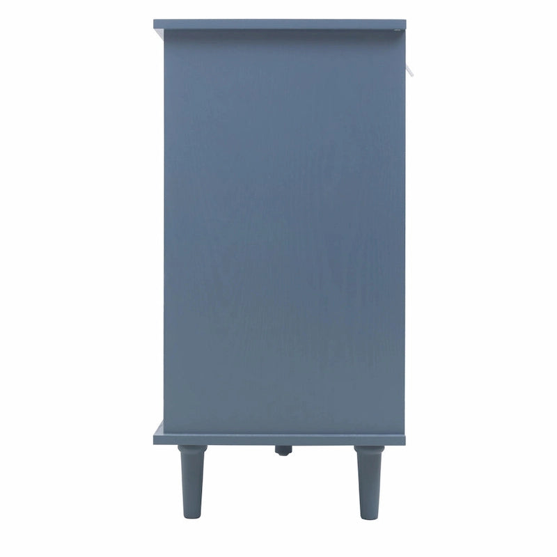 Meuble de rangement d'appoint avec 2 portes et 3 tiroirs