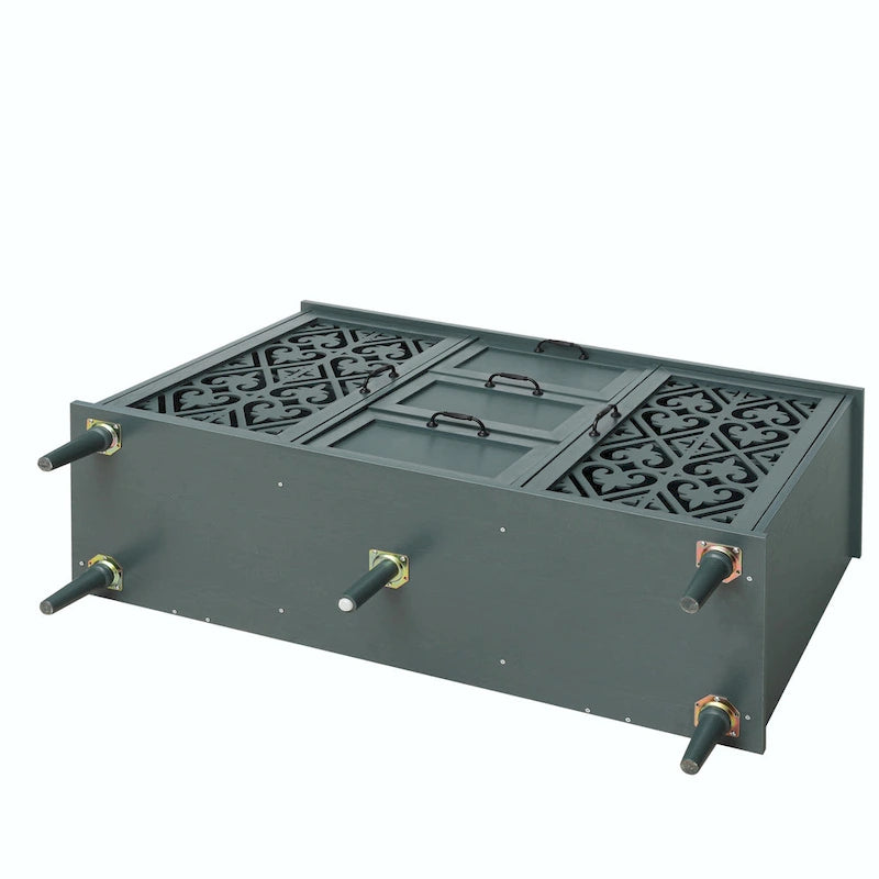 Meuble de rangement d'appoint avec 2 portes et 3 tiroirs
