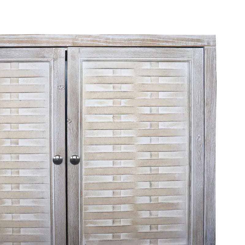 Meuble d'appoint 4 portes en bois buffet de salle à manger - S.O.
