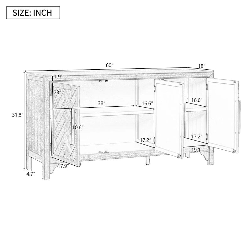 Meuble de rangement, pour Salons, Entrées et Bureaux
