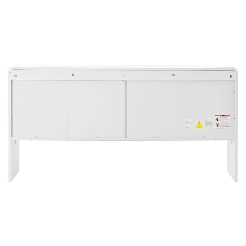 60 Grand meuble de rangement minimaliste avec 4 portes buffet/bahut