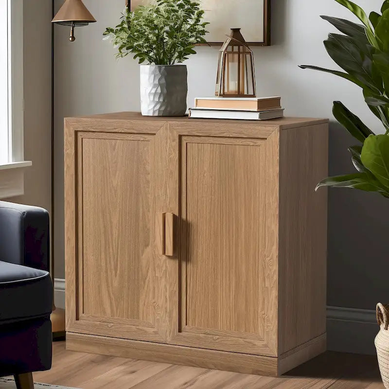 Armoire de rangement à deux portes et étagères 31