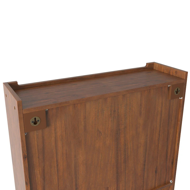 24.8Vitrine murale double porte vitrée vintage