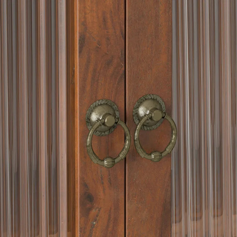 24.8Vitrine murale double porte vitrée vintage