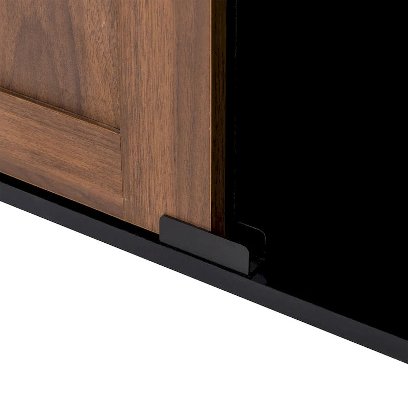 Buffet de bar industriel Mid-Century Modern de 32,25 po