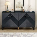 Armoire de luxe légère ornée de motifs géométriques, adaptée pour le couloir, l'entrée, le salon