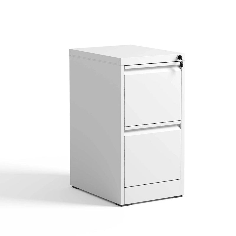 Classeur vertical métallique à 2 tiroirs avec serrure pour format A4