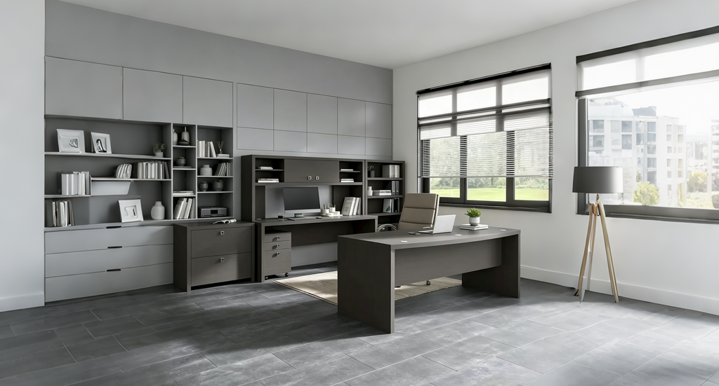 bureaux et armoires de bureau modernes